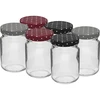 156 ml-es TO befőttesüveg színes kupakkal, fi 53/4 - 6 db ['befőttesüvegek', ' kis befőttesüvegek', ' kis befőttesüveg', ' üvegből készült befőttesüveg', ' üvegből készült befőttesüvegek', ' csavaros kupakos befőttesüveg', ' befőzéshez való befőttesüvegek', ' befőzéshez való befőttesüveg', ' befőzéshez való befőttesüvegek', ' fűszertartó üvegek', ' lekváros üveg', ' konfitűrös üveg', ' mézes üveg', ' kis mézes üveg']