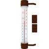 Barna kültéri hőmérő (-50 °C-tól +50 °C-ig) 27 cm ['ablakhőmérő', ' milyen hőmérséklet']