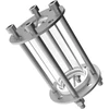 Desztillátor modul - kémlelő - fi 48,3 mm, hossz. 100 mm ['desztillációs kémlelőüveg', ' desztillátor kémlelőablak', ' rozsdamentes acél kémlelő', ' zseblámpa desztillátorhoz', ' megvilágított kémlelő', ' gin', ' desztillátumok aromásítása', ' zseblámpa']