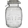 Hordó alakú "OLD" 3 l befőttesüveg, csatos zárral ['nagy befőttesüveg', ' nagy befőttes üveg', ' nagy méretű befőttesüveg', ' nagy üvegedény', ' nagy üveg tárolóedény', ' befőttesüveg', ' kozmetikai tégely', ' kozmetikai üveg']