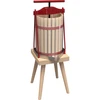 Keretes gyümölcsprés – fa kosárral, 10L ['keretes gyümölcsprés', ' keretprés', ' gyümölcsprés', ' gyümölcsprés', ' léprés', ' gyümölcsléprés', ' legjobb gyümölcsprés', ' ajánlott gyümölcsprés', ' praktikus gyümölcsprés', ' házi borkészítés', ' préselt gyümölcslé', ' feldolgozási kiegészítők', ' lékinyeréshez', ' kézi gyümölcsprés', ' lépréseléshez', ' borászati prés', ' fa kosaras prés']