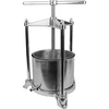Keretes gyümölcsprés - rozsdamentes acél, 5 l ['keretes gyümölcsprés', ' rozsdamentes acél keretes gyümölcsprés', ' gyümölcsprés', ' gyümölcsnyomó', ' gyümölcsléprés keresztrejtvény', ' gyümölcsprés OBI', ' gyümölcsprés OLX', ' sajtprés', ' sajtkészítő prés']