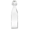 Kwadrat palack hermetikus zárással, 0,5 l ['szeszes italokhoz való palack', ' szeszes italokhoz való díszüvegek', ' szeszes italokhoz való üvegpalack', ' esküvőre való palackok házipárlathoz', ' palack likőrhöz', ' boros palack', ' boros palackok', ' likőr']
