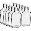 Laposüveg formájú, 100 ml-es likőrös üveg - 10 db ['laposüveg', ' likőrös üveg', ' likőrös üvegek', ' üvegpalackok', ' 100 ml-es üvegcsék', ' olívaolajhoz való üvegek', ' 100 ml-es üvegcsék', ' üvegcsék']