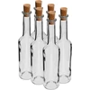 Likőrös palack 350 ml, 6 db + 6 parafa dugó ['likőrhöz', ' likőr tárolásához', ' házi likőr', ' meggylikőrhöz', ' ajándékba', ' díszüveg', ' gyümölcsléhez', ' lé tárolásához', ' palackkészlet', ' üvegpalackok']