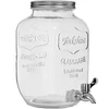Limonádéadagoló, csappal – üveg, 4 L ['limonádéadagoló üveg', ' italadagoló üveg', ' csappal ellátott italadagoló', ' 4 literes csappal ellátott italadagoló', ' csappal ellátott üvegballon', ' italokhoz való üvegballon', ' italadagoló üveg', ' partira való italadagoló üveg', ' kerti csappal ellátott italadagoló üveg', ' limonádé a szabadban', ' nyári felfrissülés']