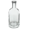 Miss Barku 700 ml-es üvegpalack csavaros kupakkal, 1 db ['alkoholos üvegpalack', ' díszüvegek alkoholhoz', ' üvegpalack alkoholhoz', ' pálinkás üvegek esküvőre', ' likőrös palack', ' díszes likőrös üvegek']