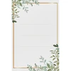 Öntapadós címkék 60 x 90 mm-es palackokra, üvegekre, ajándékokra, virágmintás - 20 db - 13 
