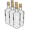 Pryncypalna 500 ml-es palack, kupakkal, 6 db ['díszpalack', ' vodkás palack', ' alkoholos palack', ' likőrös palack', ' díszpalackok']