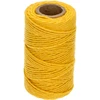 Sárga pamutzsinór 2 mm/55 m/100 g ['pamutból készült zsinór', ' pamutzsinór', ' kötözőzsinór érzékeny növényekhez', ' természetes zsinór', ' környezetbarát zsinór', ' makramé zsinór', ' kötözőzsinór', ' kézműves zsinór', ' húzózsinór', ' sárga zsinór', ' sárga zsinór']