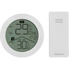 Soens márkájú elektronikus hőmérő - külső érzékelővel, kerek, fehér - 6 