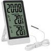 Soens márkájú elektronikus hőmérő – szondával, fehér - 8 