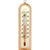 Szobahőmérő aranyszínű skálával (-10°C-tól +50°C-ig) 16 cm ['beltéri hőmérő', ' szobahőmérő', ' beltéri hőmérő', ' otthoni hőmérő', ' hőmérő', ' fa szobahőmérő', ' hőmérő jól leolvasható skálával', ' hőmérő aranyszínű skálával', ' felakasztható hőmérő', ' kis hőmérő']