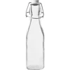Szögletes, légmentesen záródó palack 250 ml ['palack alkoholhoz', ' díszpalackok alkoholhoz', ' üvegpalack alkoholhoz', ' palackok házipárlathoz esküvőre', ' likőrös palack', ' boros üveg', ' boros üvegek', ' likőr']