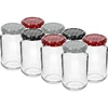 TO 190 ml-es befőttesüveg színes kupakkal, fi 53 - 8 db ['befőttesüvegek', ' kis befőttesüvegek', ' kis üvegcske', ' üveg befőttesüveg', ' üveg befőttesüvegek', ' csavaros tetős befőttesüveg', ' befőzéshez való befőttesüvegek', ' dunsztoláshoz való befőttesüveg', ' dunsztoláshoz való befőttesüvegek', ' fűszertartó üvegek', ' lekvárhoz való üveg', ' konfitűrhöz való üveg', ' mézhez való üveg', ' TO 190 ml üvegcsék']