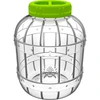 Törhetetlen, többfunkciós befőttesüveg, 5 L ['befőttesüvegek', ' befőttesüveg', ' uborkához való befőttesüveg', ' likőrhöz való befőttesüveg', ' 5 l-es befőttesüveg', ' tanúsított befőttesüveg', ' törhetetlen befőttesüveg', ' univerzális befőttesüveg', ' többfunkciós befőttesüveg', ' befőttekhez való befőttesüveg', ' műanyag befőttesüveg', ' PET befőttesüveg']