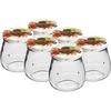 Twist-off 500 ml-es "Fordított Amfóra" befőttesüveg színes fi 82/6 csavaros tetővel, 6 db. ['befőttesüveg', ' amfóra formájú befőttesüveg', ' 500 ml-es befőttesüveg', ' befőttesüveg-készlet', ' üveg befőttesüvegek', ' befőttesüveg befőttekhez', ' kozmetikumos üvegek', ' 6 darab üveg', ' üveg befőttesüveg', ' lekváros üvegek', ' konfitúrás üvegek', ' marmaládés üvegek', ' húskészítményekhez való üvegek', ' üvegek üvegekhez', ' kozmetikumos üvegek']