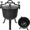 Zománcozott öntöttvas bogrács, 10 l - 3 