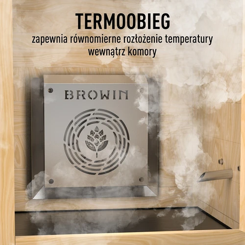 115 l-es dragON Wood 60E füstölő – fatüzelésű, fa házas kivitel, elektromos fűtőmodullal és vezérlővel - 6