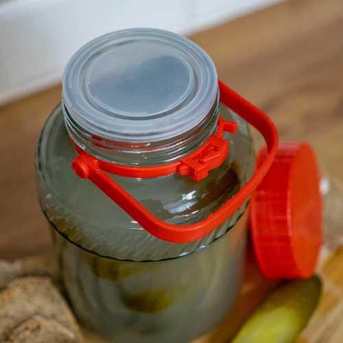 2 l-es befőttesüveg műanyag kupakkal - 5