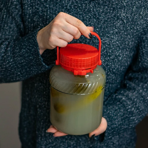 2 l-es befőttesüveg műanyag kupakkal - 6