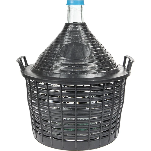 20 L-es borballon műanyag kosárban