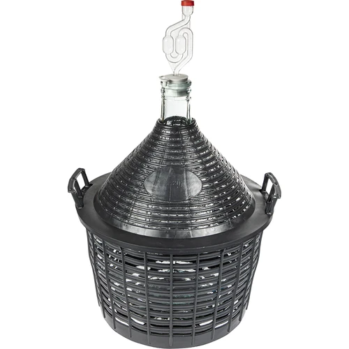 20 L-es borballon műanyag kosárban - 3