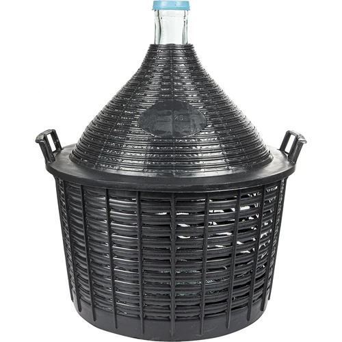 25 l-es boros ballon műanyag kosárban