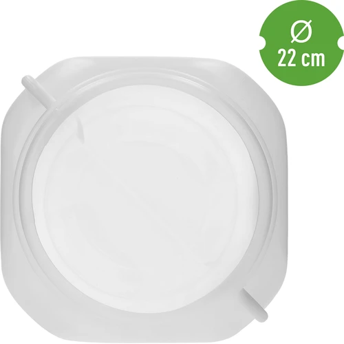 30 l-es négyzet alakú hordó, fehér, fogantyúkkal, Sterk - 5
