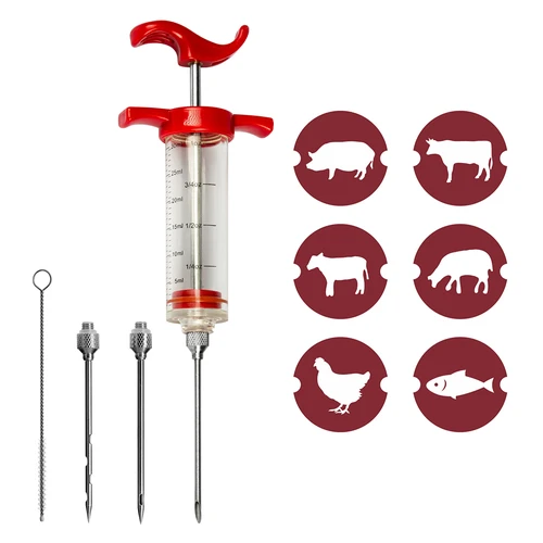30 ml-es pácinjektor + 3 tű + tisztítókefe - 8