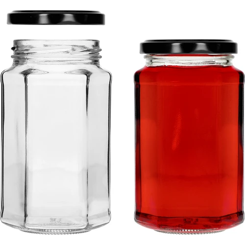 385 ml-es twist-off üveg fekete, fi 63-as tetővel, 6 db - 4