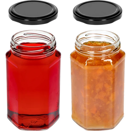 385 ml-es twist-off üveg fekete, fi 63-as tetővel, 6 db - 5