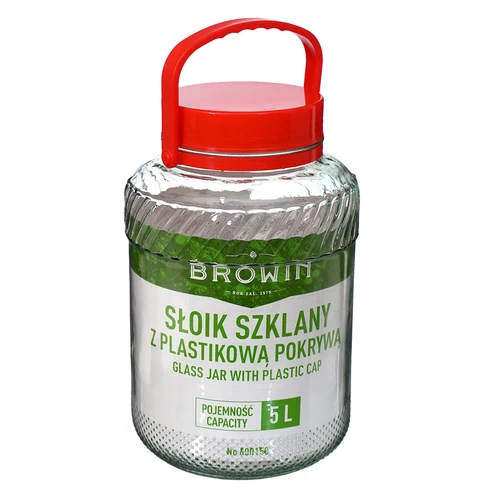 5 l-es befőttesüveg műanyag tetővel - 5