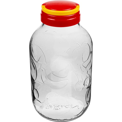 5 l-es üveg likőrökhöz és fogantyús csavaros tető - 2