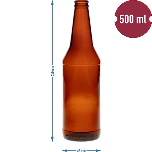 500 ml-es sörös palack – 8 db-os zsugorcsomag - 4