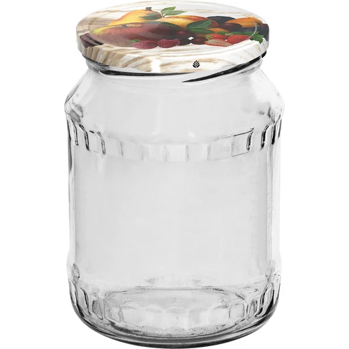 720 ml-es TO befőttesüveg színes fi 82/6 kupakkal - 6 db - 2