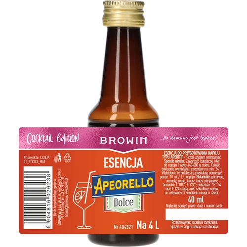 Apeorello Dolce esszencia 4 literhez, 40 ml - 4