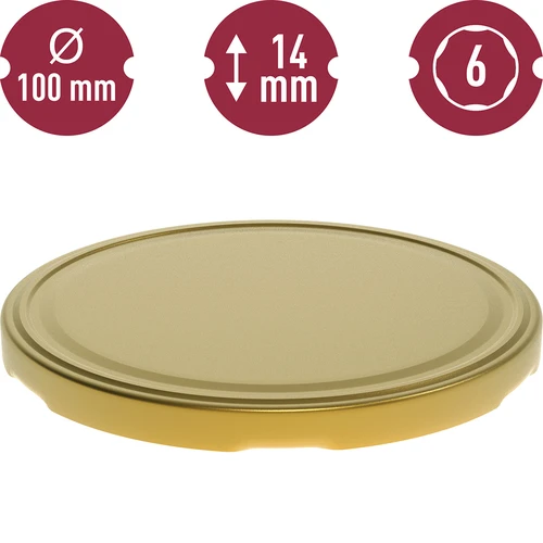 Aranyszínű csavaros tető fi 100 - 10 db. - 3
