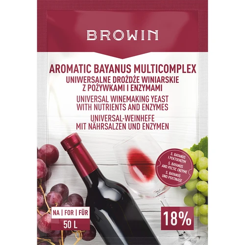 Aromatic Bayanus Multicomplex indítókészlet borhoz, 40 g