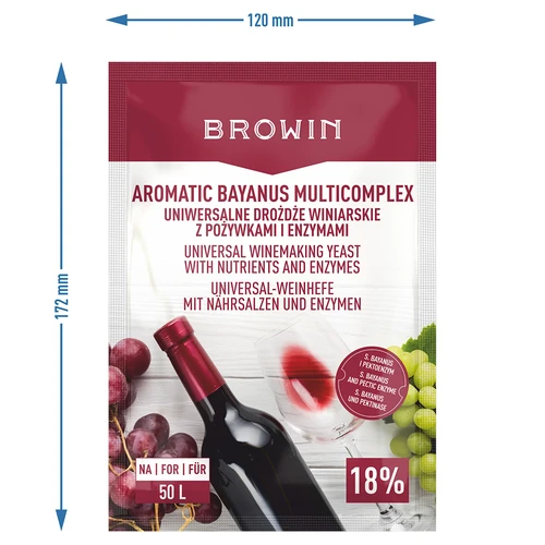Aromatic Bayanus Multicomplex indítókészlet borhoz, 40 g - 4