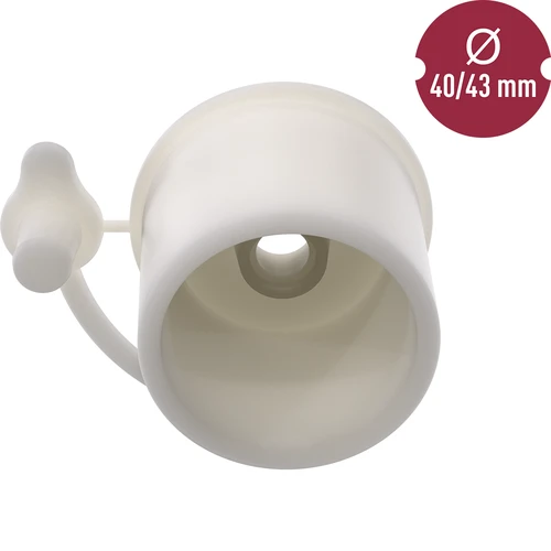 Ballondugó fi 40/43 mm, zárókupakkal - 3