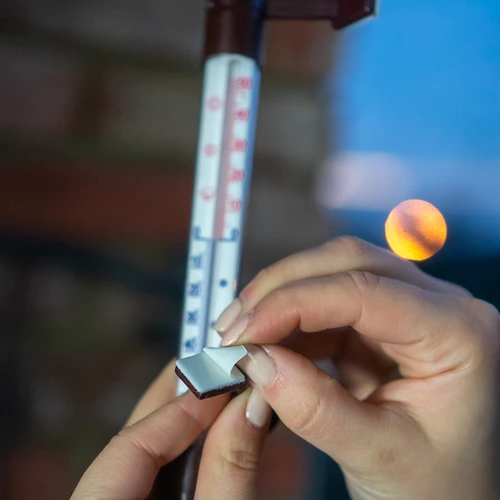 Barna kültéri hőmérő (-50°C-tól +50°C-ig) 18 cm - 6