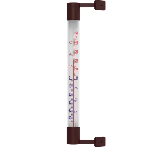 Barna kültéri hőmérő (-50 °C-tól +50 °C-ig) 22 cm