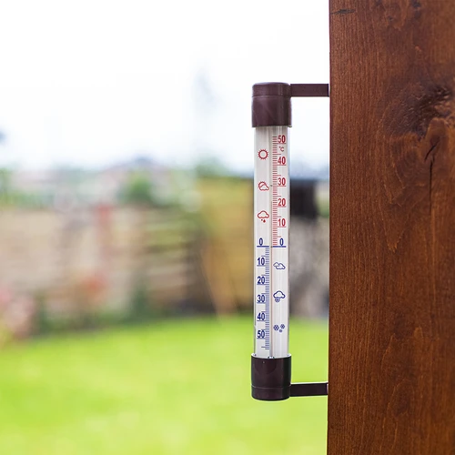 Barna kültéri hőmérő (-60°C-tól +50°C-ig) 23cm - 2
