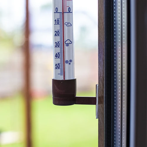 Barna kültéri hőmérő (-60°C-tól +50°C-ig) 23cm - 4