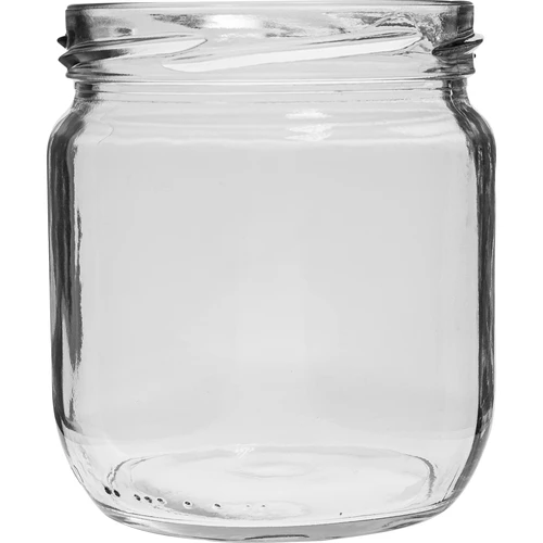 Befőttesüveg TO Gurken 425 ml színes tetővel, fi 82/6 - 6 db - 4