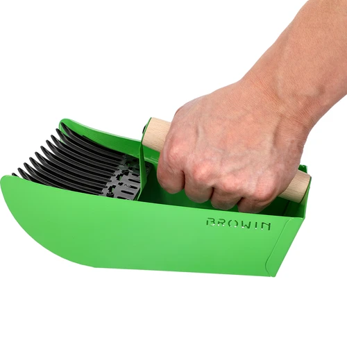Bogyószedő kis gyümölcsökhöz, fém, zöld - 6