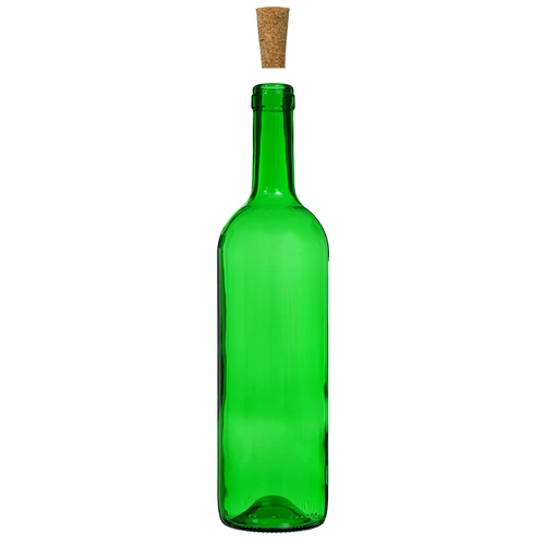 Borosüveg 0,75 l, zöld – zsugorcsomag, 8 db - 4