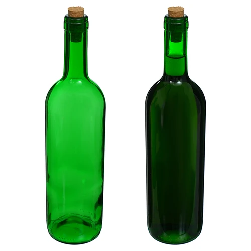 Borosüveg 0,75 l, zöld – zsugorcsomag, 8 db - 5