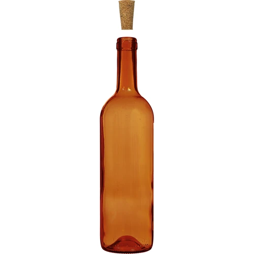 Borosüveg 750 ml, barna – zsugorcsomag, 8 db - 4